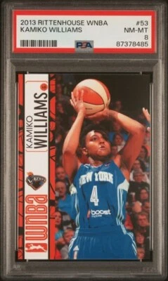 2013 Rittenhouse WNBA KAMIKO WILLIAMS PSA 8 ROOKIE Tennessee Lady Vols - Image 1 of 2