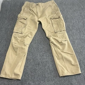 Pantalone Levi's Cargo Military Utility taglia 34x30 gamba dritta Y2K grunge esercito beige - Foto 1 di 7
