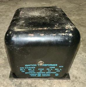 Webster 313-25AB78 Ignition Transformer NOS Vintage Oil Furnace Replacement Part - Picture 1 of 6