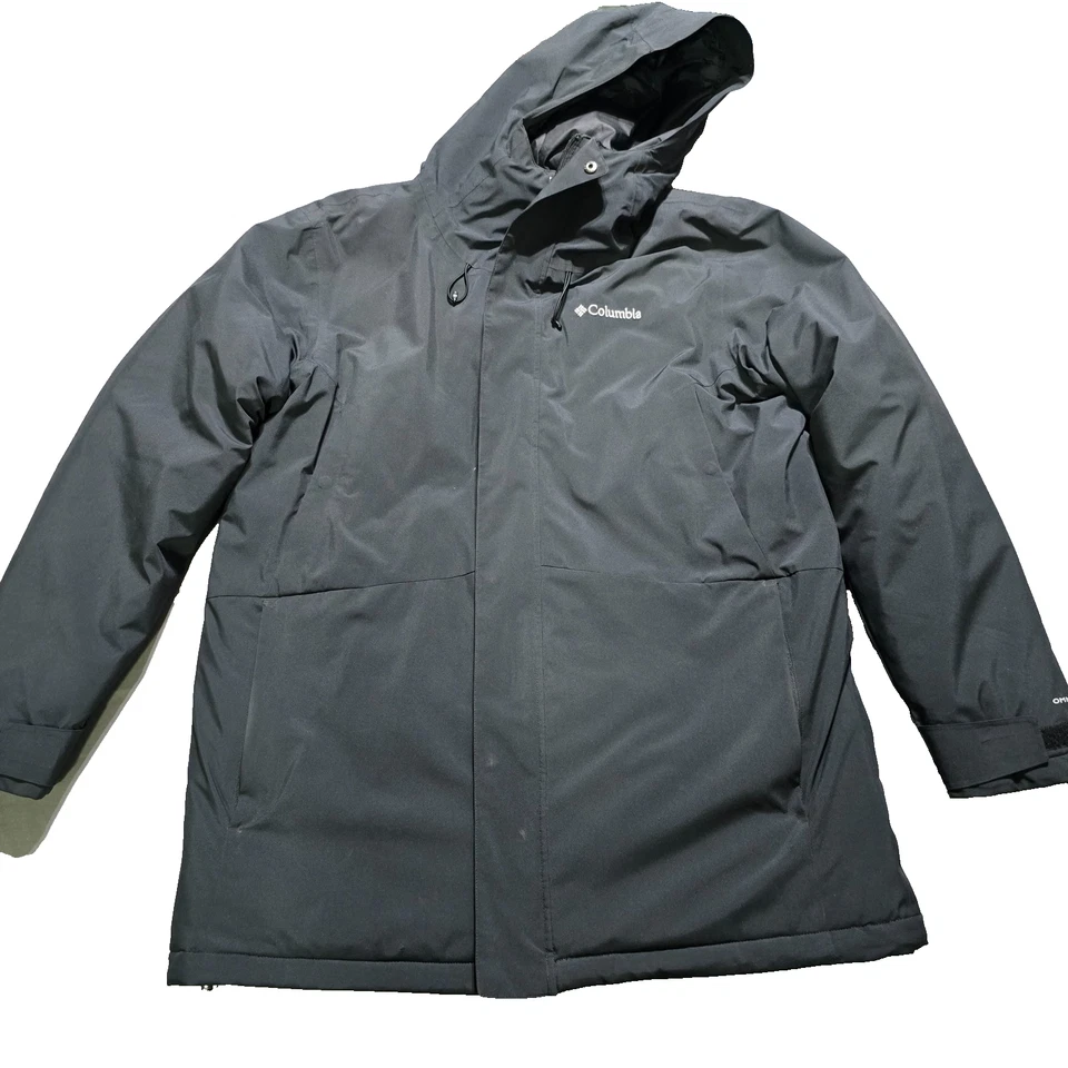 Abrigo Parka Columbia Northbounder TurboDown 550 Plumón Negro Omni-Tech Capucha Para Hombre L Foto 1 de 4