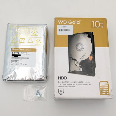 Western Digital WD Gold 10TB SATA Hard Disk Drive (WD102KRYZ-SPA5AB0) - Image 1 of 4