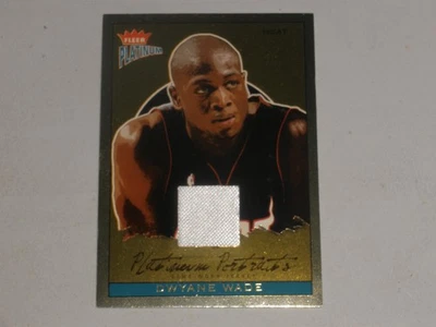 Camiseta deportiva Fleer Platinum Portraits 2003-04 #DW Dwyane Wade novato radiocontrol Foto 1 de 2