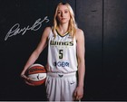 PAIGE BUECKERS SIGNED 8X10 PHOTO AUTOGRAPH UCONN HUSKIES DALLAS WINGS