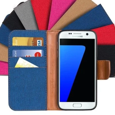 Housse Pour Samsung Galaxy, Étui De Protection, Book Flip Case, Protection Cover - Photo 1/4
