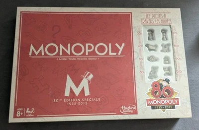 MONOPOLY 80 ANS ÉDITION SPÉCIALE 1935-2015 Comme Neuf - Photo 1/4