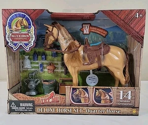 Sunny Days Blue Ribbon Champions Deluxe Horse Set Quarter Horse Toy accessories - Picture 1 of 5