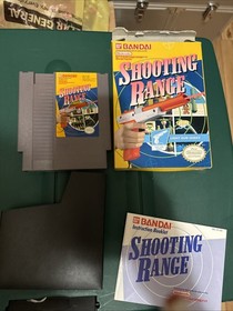 Nintendo NES Shooting Range Light Gun Series Booklet With Box Tested