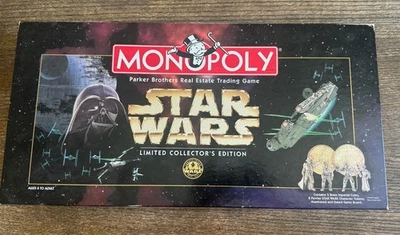 Vintage Star Wars Monopoly Limited Collector's Edition 1996 99% Complete Read - Image 1 of 4