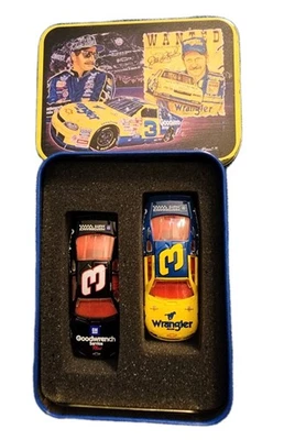 Dale Earnhardt Goodwrench/Wrangler 1/64 Monte Carlo 2 Car Set In Tin - Image 1 of 4