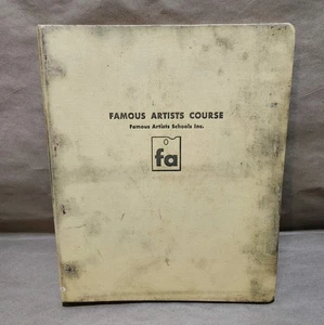 Vintage Famous Artists Course 1960 Lessons 9-16 Instructional Binder Notebook - Bild 1 von 12