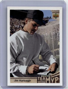 Upper Deck #351 1992 Jim Harbaugh - Imagen 1 de 2