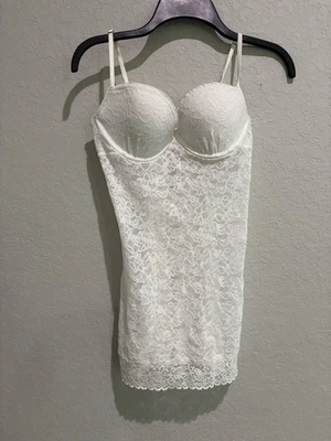 Victoria's Secret Lingerie Womens Medium Push Up Bra Cami The Lacie Chemise Sexy - Image 1 of 4