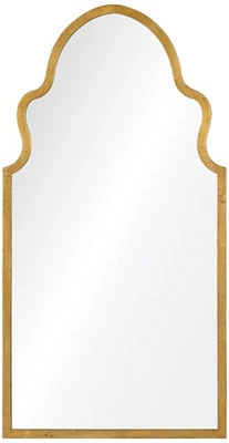 Cooper Classics Lincoln Gold Leaf 20" x 37 3/4" Wall Mirror - Image 1 of 2