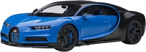 AUTOart 1/18 Bugatti Shillong Sports 2019 azul francés/negro carbono 70997 - Imagen 1 de 12