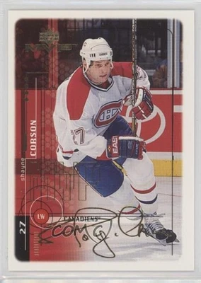 1998-99 Upper Deck MVP Gold Script /100 Shayne Corson #109 - Image 1 of 2