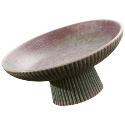 Fruit Serving Tray Footed Fruit Tray Multi-function Dessert Plate Cake Stand - Image 1 of 4