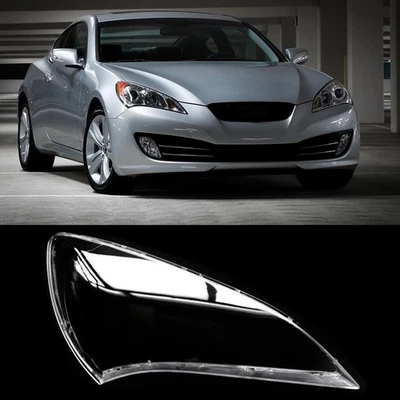 Cubierta transparente de lente de faro lateral derecho + pegamento para Hyundai Genesis Coupé 2010-2012 Foto 1 de 4