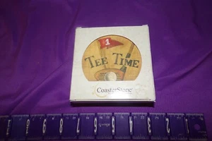 CoasterStone "Gregory Gorham-Antique Golf Collection" Absorbent Coasters NEW - Picture 1 of 6