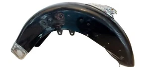 Harley Davidson Parafango Anteriore con ornamento Acquila Cromata Col.nero - Foto 1 di 17