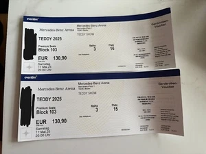 2x Teddy Show Berlin 17.05.25 Premium Seats - Bild 1 von 1