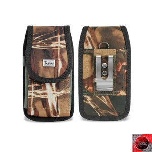 For Samsung Galaxy Note 9 Nylon Heavy Duty Rugged Canvas Pouch Case Camouflage - Picture 1 of 5