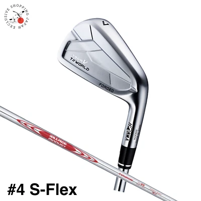 HONMA Golf Tour World Tour V Iron #4 Club Modus3 Tour 115 Steel Shaft S-Flex MTO - Image 1 of 4