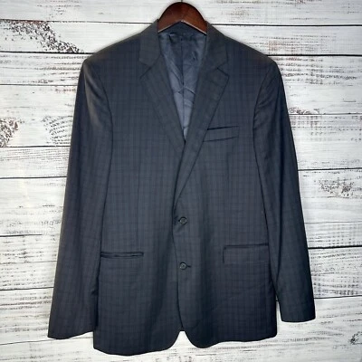 Chaqueta Blazer Brooks Brothers Regent Vitale Barberis Canonico Cuadros Azules - 42 L Foto 1 de 4