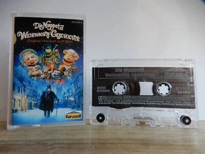 DIE MUPPETS WEIHNACHTSGESCHICHTE WALT DISNEY MUSIK KASSETTE MC 1994 KARUSSELL - Bild 1 von 4