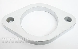 Rev9 Steel 2 Bolt 2.5" 64mm Exhaust Muffler Pipe Flange Adapter Connector - Picture 1 of 2