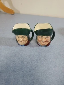 2 Royal Doulton Toby Jug Toby Philpots- Miniatures. One With The A D6043 - Picture 1 of 8