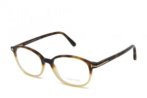 Tom Ford Brille Damen Kunststoff Rund Honig Schattiert Havanna 52mm FT5391-053 - Bild 1 von 6