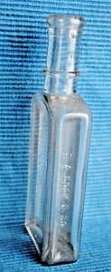 Vintage rare ! S.A. Cook & Co. embossed glass bottle , Medina, N.Y. U.S.A. - Picture 1 of 5