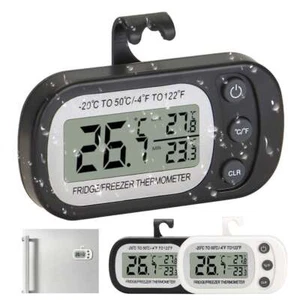 Magnetic Digital Refrigerator Freezer Thermometer Fridge Large LCD Display HOT - Picture 1 of 13