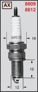 2000 8812 Harley Davidson Dyna Super Glide T Sport Fxdxt 1450 Champion Spark Plug - Picture 1 of 1