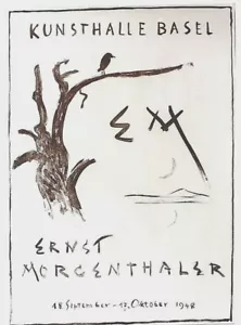Original vintage poster ART EXPO ERNST MORGENTHALER BASEL 1948 - Picture 1 of 1