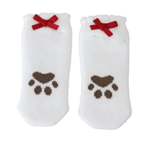 Dolce & Gabbana Patucos 100% Algodón Blanco Estampado Huellas Cinta S.Etiqueta 4 - Imagen 1 de 6