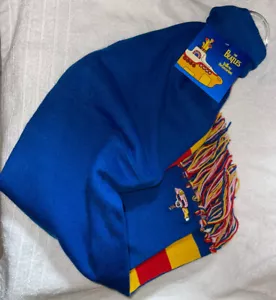 The Beatles Knit Winter Scarf with Tassels “Yellow Submarine” Adult Unisex NEW - Picture 1 of 5