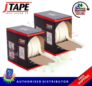 J CINTA 1012.2025 Cinta de mezcla sin bordes más cinta de espuma de 20 mm x 25 m - 2 CAJAS - Imagen 1 de 4