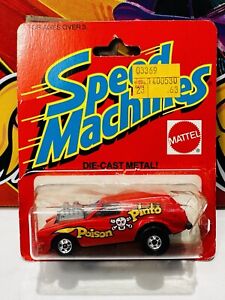 1983 TAMPO ERROR!  HOT WHEELS Speed Machines Red POISON PINTO *OPENED BLISTER*