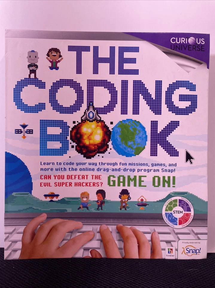 The Coding Book Curious Universe , Snap! 2018 Hinkler Publishing STEM Manual - Image 1 of 1