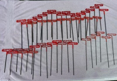 EKLIND T Handle Allen Wrench Lot Of 46 Pieces 7/64, 9/64, 5/64 Short Long - Image 1 of 4