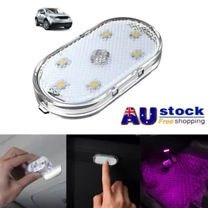 USB Rechargeable Magnetic Mini Car Interior LED Light Touch Control Ambient Lamp - Picture 1 of 16