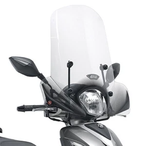 GIVI Parabrezza Trasparente 49 x 66 per SYM Symphony ST 50-125-200 2015 - 2020 - Imagen 1 de 3