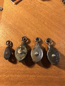 4 Vintage Small Pulleys - Picture 1 of 6