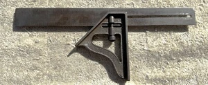 ANTIQUE STANLEY SWEETHEART NO.21 SLOTTED CARPENTER'S SQUARE - Picture 1 of 13