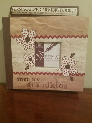 Nuevo álbum de fotos de memoria familiar personalizado "De mis nietos" Foto 1 de 4