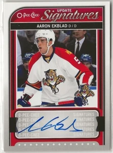 2014 2014-15 O-Pee-Chee Update Signatures #USAE Aaron Ekblad Florida Panthers - Picture 1 of 2