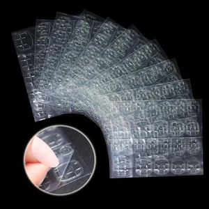 10 Sheets Waterproof Nail Adhesive Tabs Glue Sticker Press On Nail Sticky Tabs - Picture 1 of 6