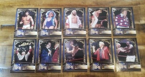 Lote de 10 cartas de miembros clásicos del Salón de la Fama de la WWE. - Imagen 1 de 6