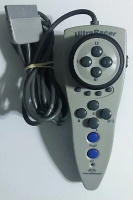 Playstation 1 PS1 Ultra Racer Steering Performance Controller InterAct Tested - Image 1 of 4